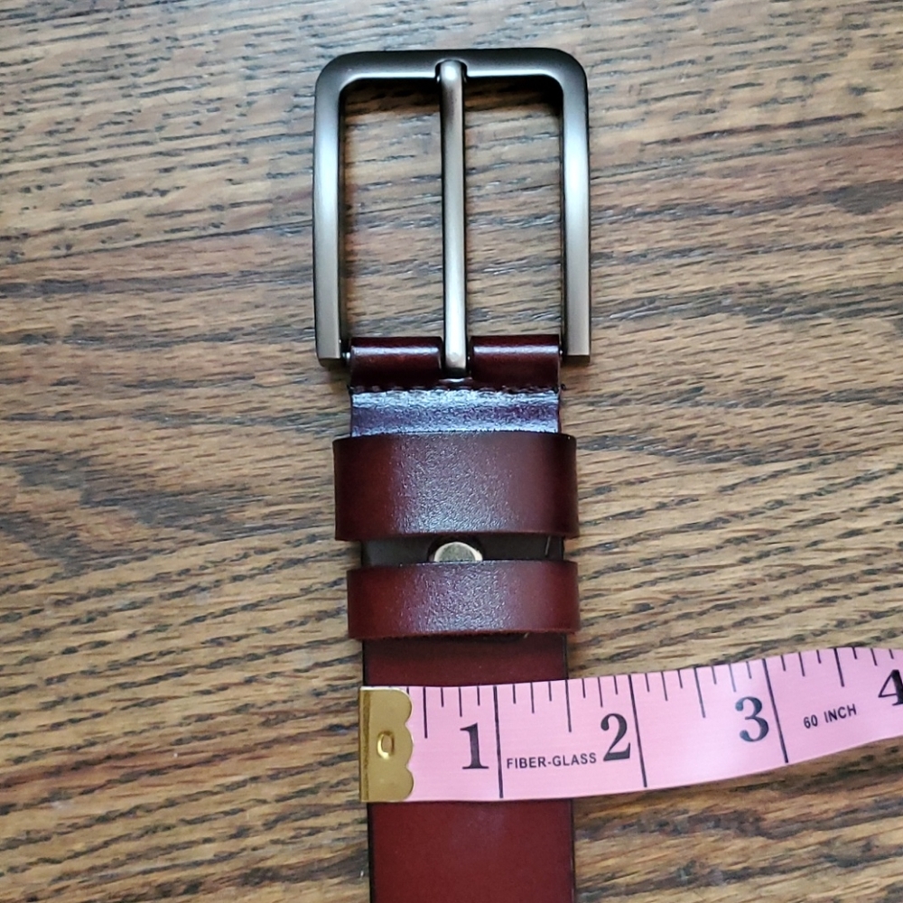 Reddish brown belt. Like new